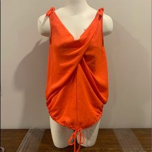 Orange Tank Top/Blouse